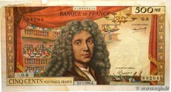 500 Nouveaux Francs MOLIÈRE FRANCE  1961 F.60.03