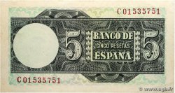 5 Pesetas ESPAGNE  1948 P.136a SUP+