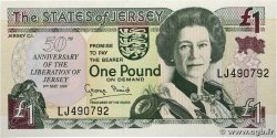 1 Pound Commémoratif JERSEY  1995 P.25a