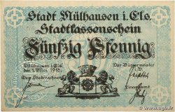 50 Pfennig ALLEMAGNE Mulhouse 1918 JP.-