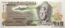 50 Centavos de Quetzal GUATEMALA  1982 P.058c