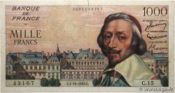 1000 Francs RICHELIEU FRANCIA  1953 F.42.03