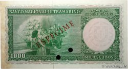 1000 Escudos Spécimen SAO TOMÉ UND PRINCIPE  1964 P.040s fST