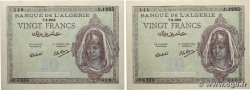 20 Francs Lot ALGERIA  1945 P.092b