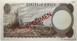 5 Pounds Spécimen JERSEY  1976 P.12as fST+