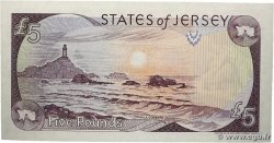 5 Pounds Petit numéro JERSEY  1993 P.21a pr.NEUF