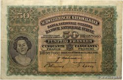 50 Francs SUISSE  1941 P.34l S