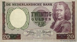 20 Gulden NETHERLANDS  1955 P.086 XF-
