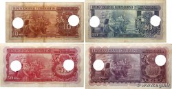 10 au 100 Rupias Lot PORTUGIESISCH-INDIEN  1945 P.036 au P.039 fSS
