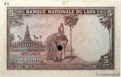 5 Kip Épreuve LAOS  1962 P.09ct fVZ