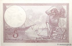 5 Francs FEMME CASQUÉE modifié FRANCE  1939 F.04.11 SUP