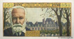 5 Nouveaux Francs VICTOR HUGO FRANCE  1965 F.56.17 XF
