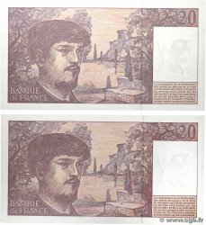 20 Francs DEBUSSY Modifié Lot FRANCE  1995 F.66ter.01 pr.NEUF