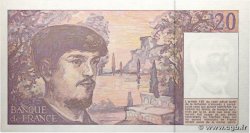 20 Francs DEBUSSY à fil de sécurité FRANCE  1990 F.66bis.01 UNC