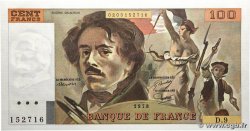 100 Francs DELACROIX modifié FRANKREICH  1978 F.69.01g