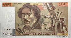 100 Francs DELACROIX 442-1 & 442-2 FRANCE  1995 F.69ter.02b