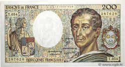 200 Francs MONTESQUIEU FRANKREICH  1987 F.70.07