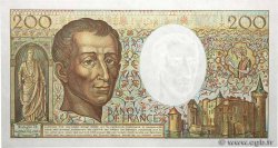 200 Francs MONTESQUIEU FRANCE  1991 F.70.11 AU+