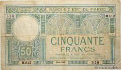 50 Francs MOROCCO  1932 P.19 F-