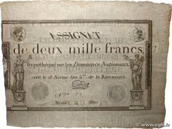 2000 Francs FRANCE  1795 Ass.51a TTB