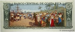 5 Colones COSTA RICA  1989 P.236d SPL+