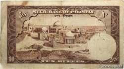 10 Rupees PAKISTAN  1951 P.13 TB