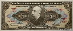 5 Cruzeiros BRAZIL  1954 P.158e