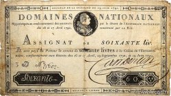 60 Livres FRANCIA  1791 Ass.14a RC