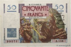 50 Francs LE VERRIER FRANCIA  1949 F.20.11