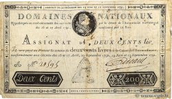 200 Livres FRANCIA  1791 Ass.17a RC+