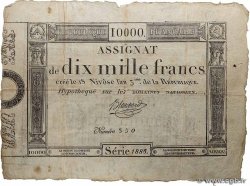 10000 Francs FRANKREICH  1795 Ass.52a