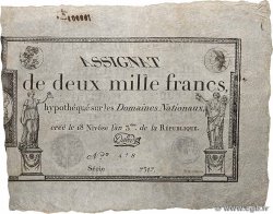 2000 Francs FRANCE  1795 Ass.51a F+