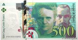 500 Francs PIERRE ET MARIE CURIE FRANCE  1994 F.76.01