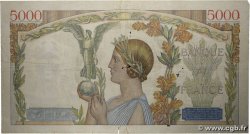 5000 Francs VICTOIRE Impression à plat FRANCE  1942 F.46.35 TB