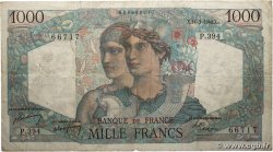 1000 Francs MINERVE ET HERCULE FRANCE  1948 F.41.19