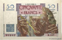 50 Francs LE VERRIER FRANCE  1950 F.20.15
