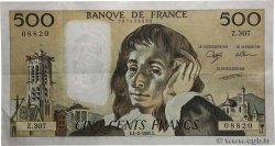 500 Francs PASCAL FRANCE  1990 F.71.43