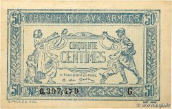 50 Centimes TRÉSORERIE AUX ARMÉES 1917 FRANKREICH  1917 VF.01.07