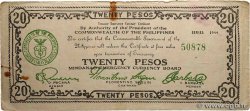 20 Pesos PHILIPPINES  1944 PS.528c