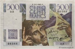 500 Francs CHATEAUBRIAND FRANCE  1945 F.34.01