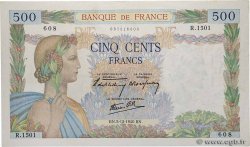 500 Francs LA PAIX FRANCE  1940 F.32.10