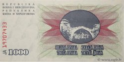 1000 Dinara BOSNIE HERZÉGOVINE  1992 P.015a NEUF