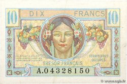 10 Francs TRÉSOR FRANÇAIS FRANKREICH  1947 VF.30.01