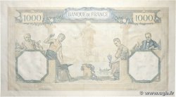 1000 Francs CÉRÈS ET MERCURE type modifié FRANKREICH  1938 F.38.30 SS