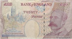 20 Pounds ANGLETERRE  1999 P.390a TB