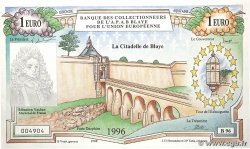 1 Euro / 7 Francs FRANCE Regionalismus und verschiedenen Blaye 1996 
