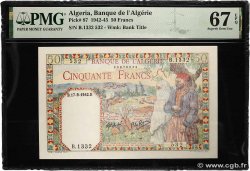 50 Francs ALGERIEN  1942 P.087