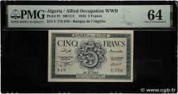 5 Francs ALGERIEN  1942 P.091