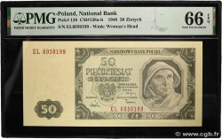 50 Zlotych POLAND  1948 P.138 UNC