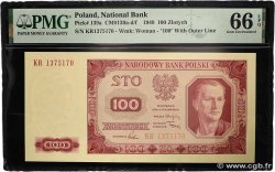 100 Zlotych POLAND  1948 P.139a UNC